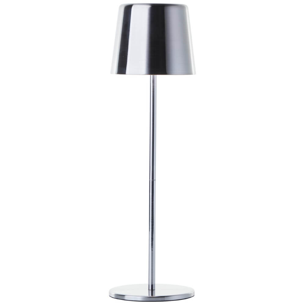 Brilliant Oplaadbare tafellampXaana nikkel - G40939/68