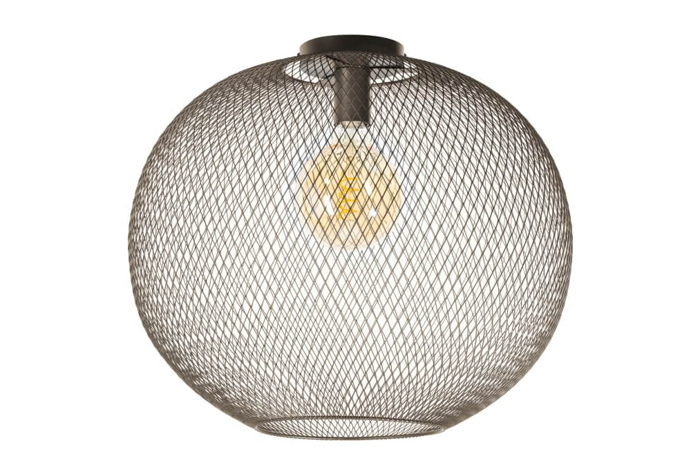 ETH Bruine plafondlamp Billie design Ø 50cm - 05-PL2157-30