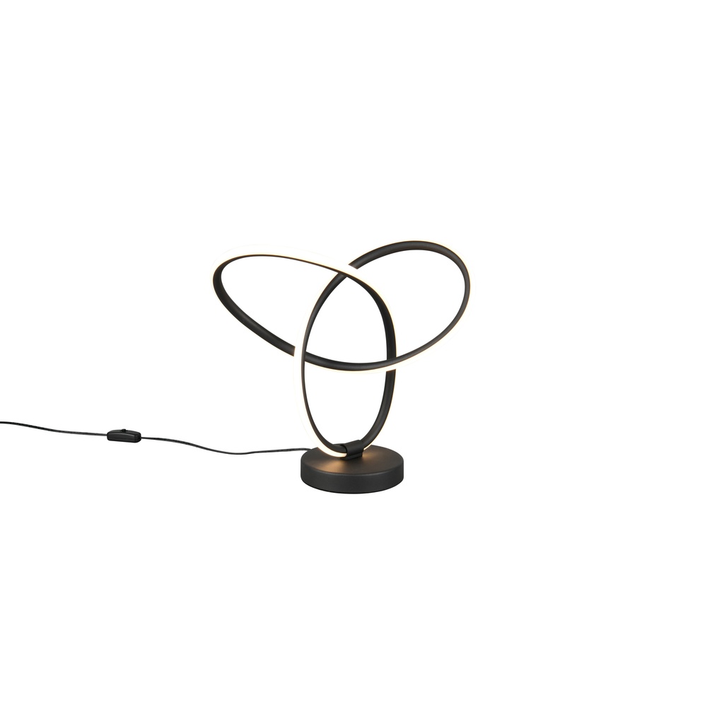 Trio TafellampLando design zwart - R53591132