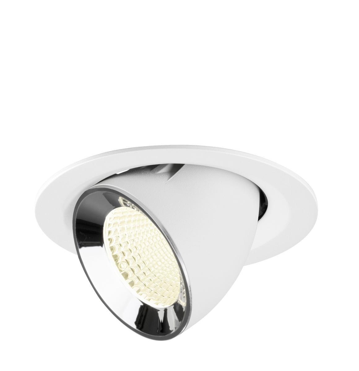 SLV InbouwspotNuminos Gimble M wit/chroom 4000K - 40gr - 1009591