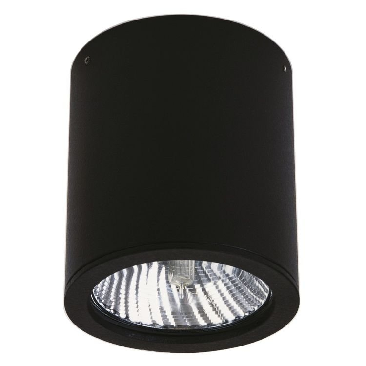 Albert Opbouwspots buiten plafondCylinder zwart - 662130