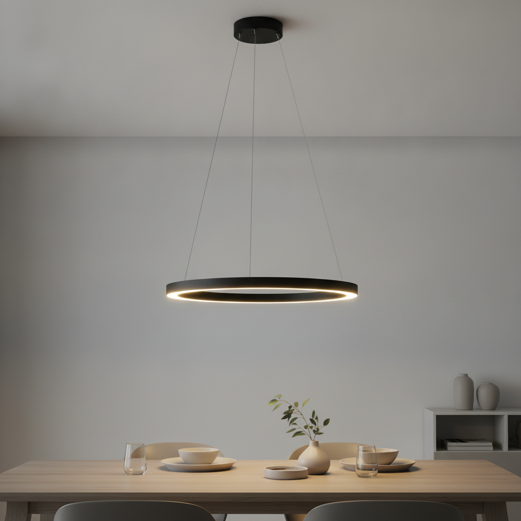 Lyora Ronde hanglampDeos zwart - 109386