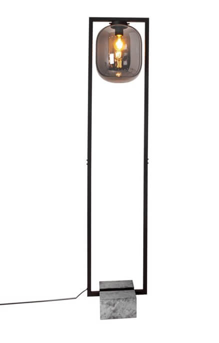By Rydéns Staande lampDixton smoke glas - 4100830-4505 afbeelding