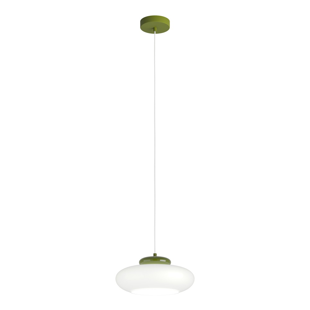 Design hanglamp Berardelli wit met groen Ø 32cm Eglo 9008606404995