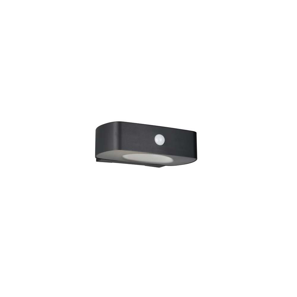Trio Solar wandlampBilbao zwart hybride - R23336202