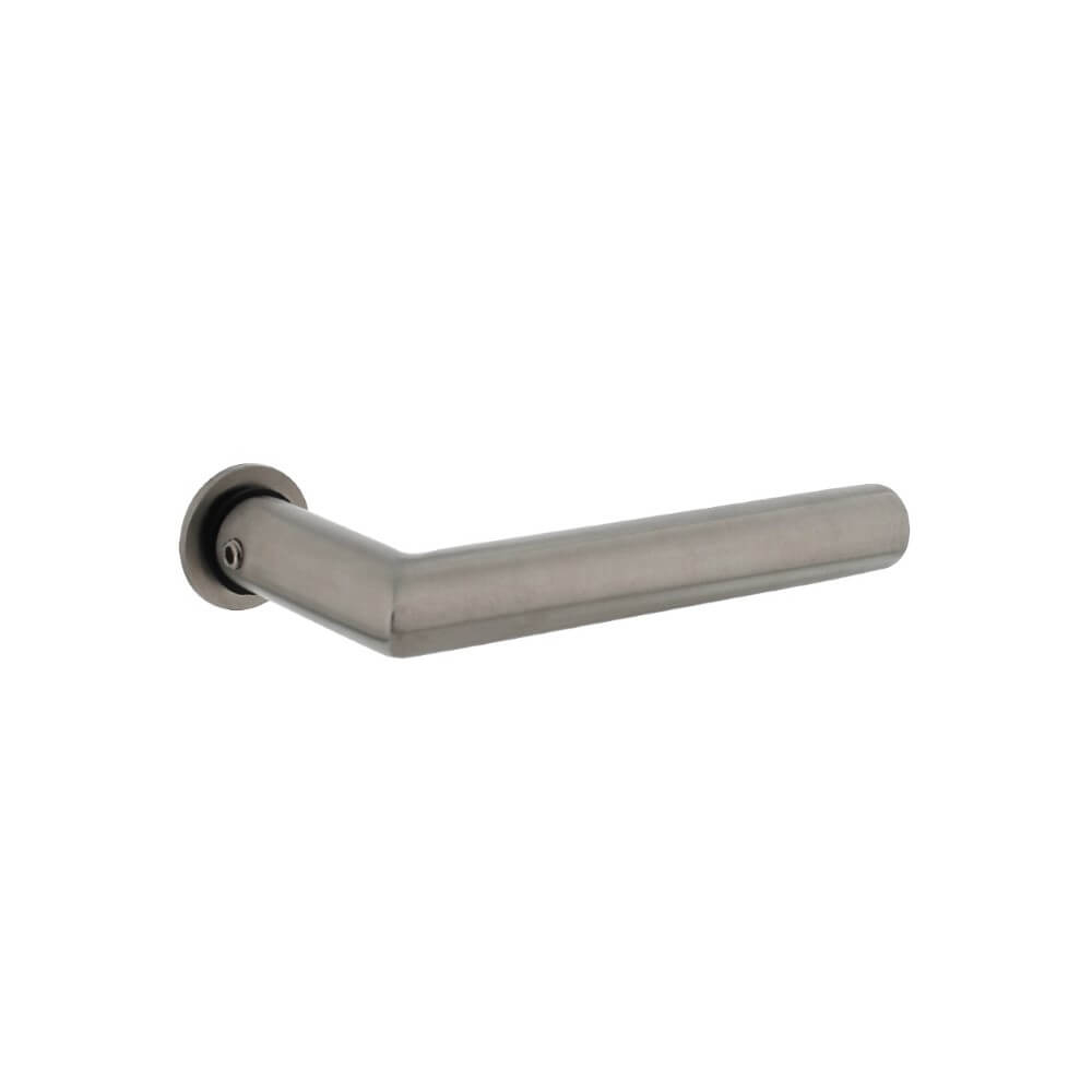 Intersteel DeurklinkJura met klein rond rozet RVS - 0035.092002