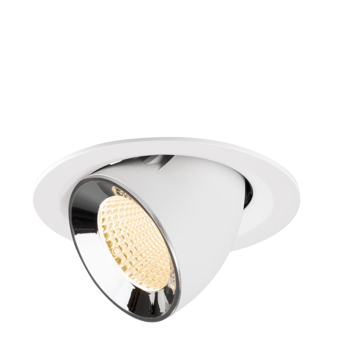 SLV InbouwspotNuminos Gimble M wit/chroom 2700K - 40gr - 1009555
