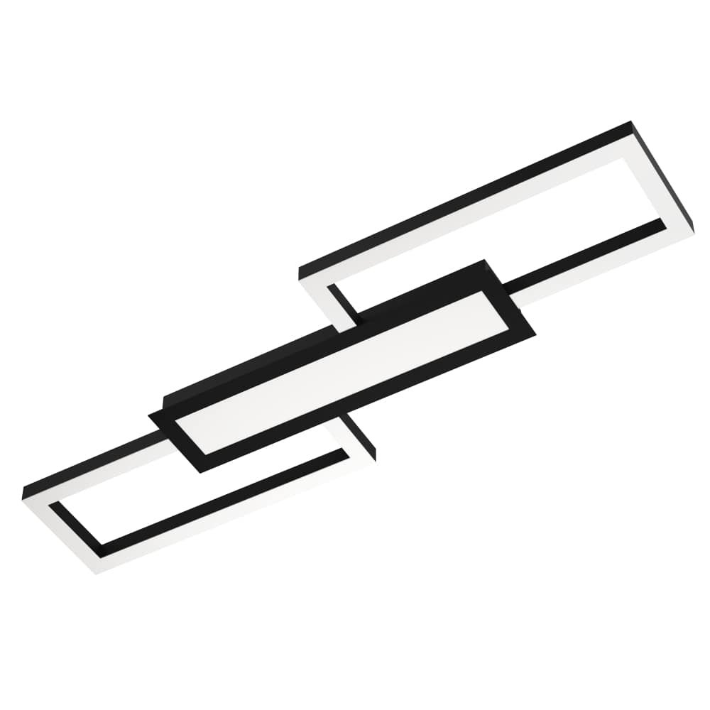 Eglo Zwarte led plafondlamp Monirote - 99792