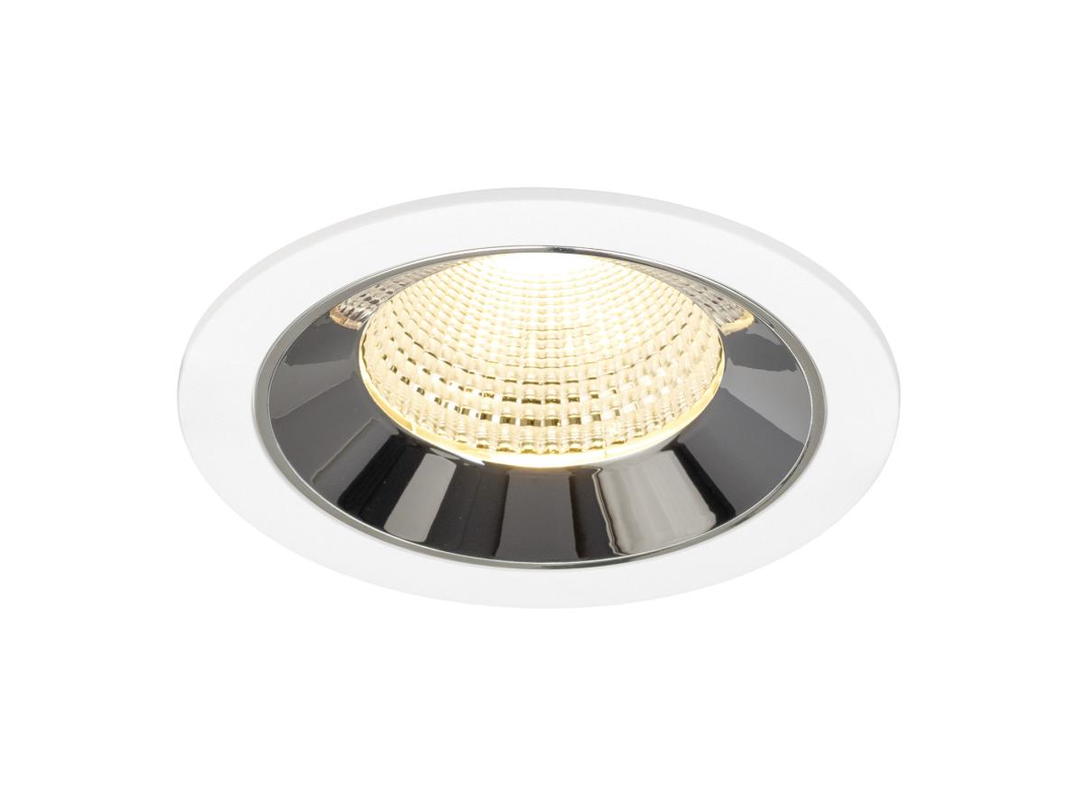 SLV InbouwspotNuminos L wit/chroom 3000K - 55gr - 1009791