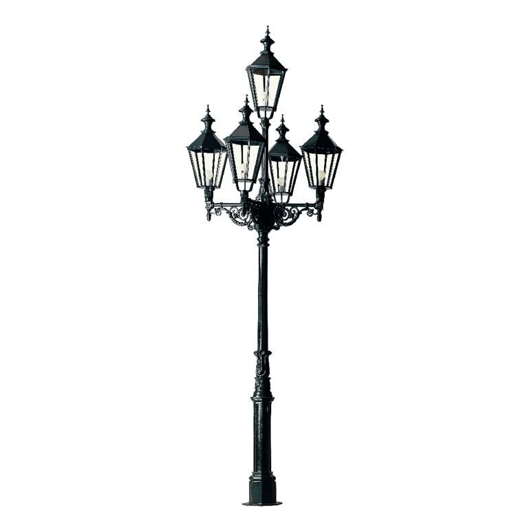 KS Verlichting Nostalgische lantaarnLondon 5-lichts - groen - 401