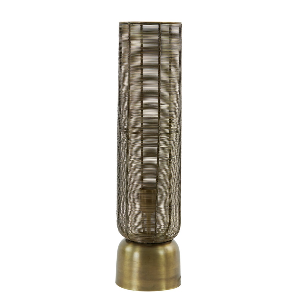 Light & Living Tafellamp Lezuza Ø 15,5cm brons - 1875418