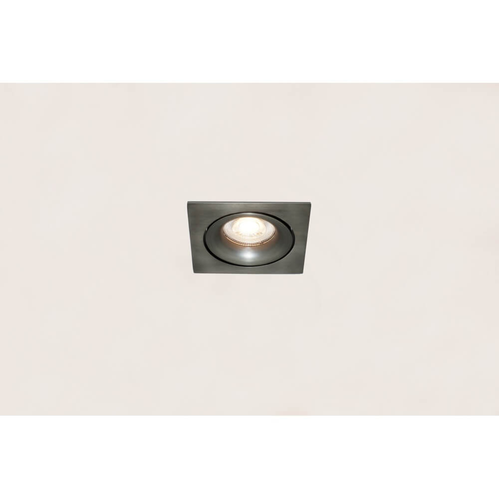 Artdelight Vierkante inbouwspot Alice licht brons - DL 921 LB