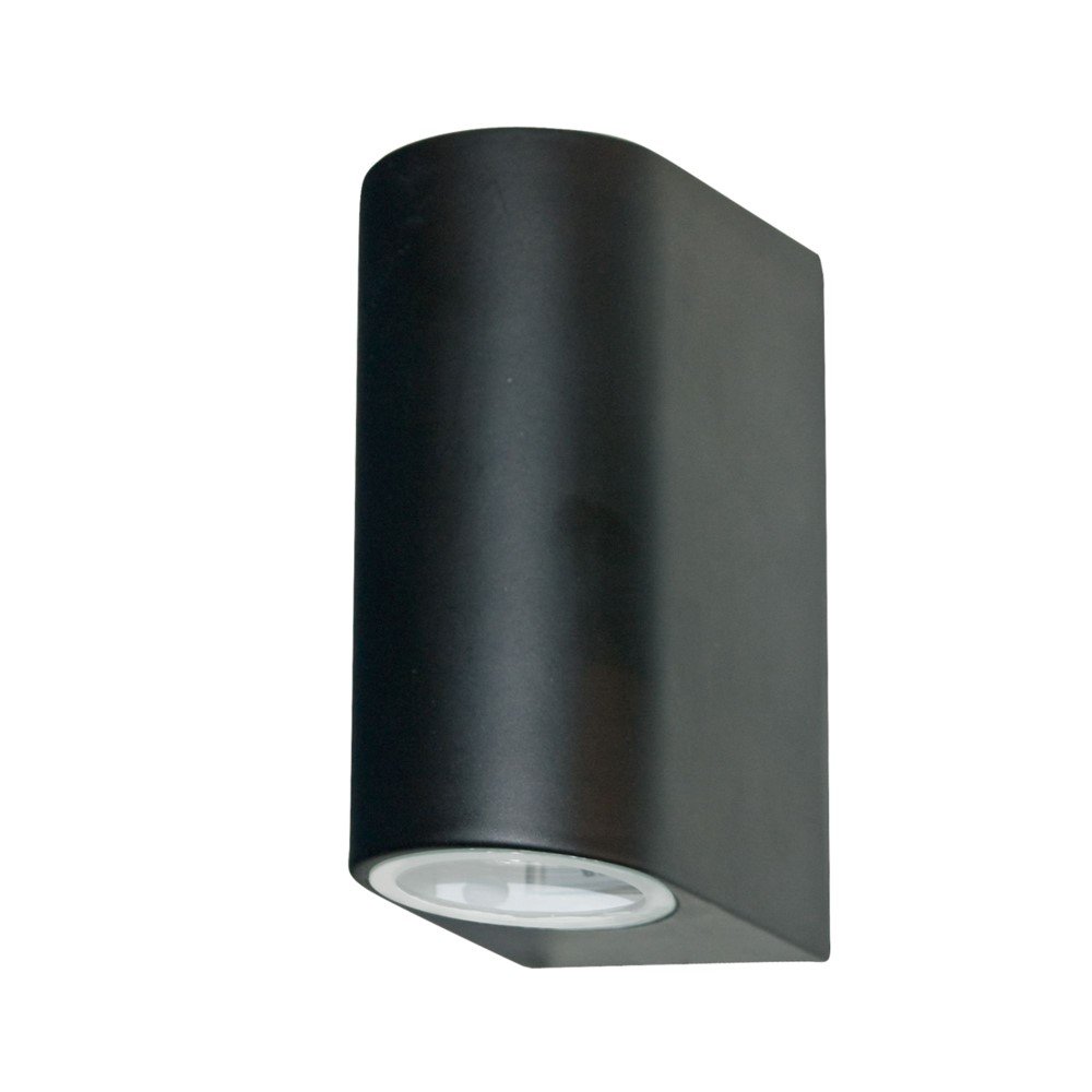 Searchlight Zwarte muurspotSplot - 8008-2BK-LED