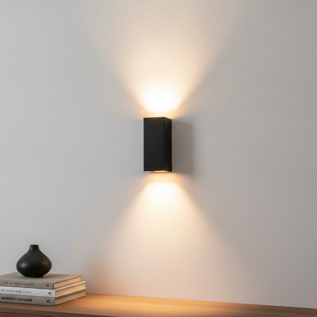 Artdelight Wandlamp Dante zwart met goud - WL DANTE2 ZW-GO