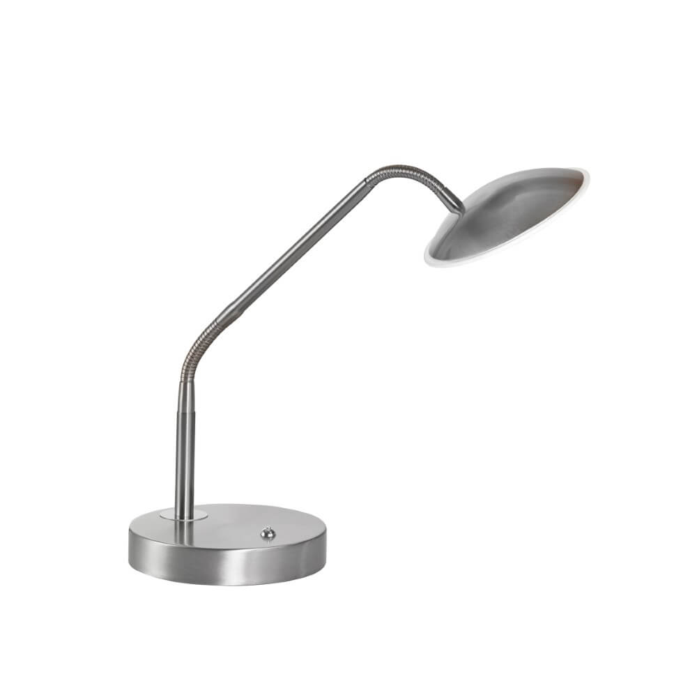 Fischer & Honsel Nikkel leeslampTallri dimbaar - 50700