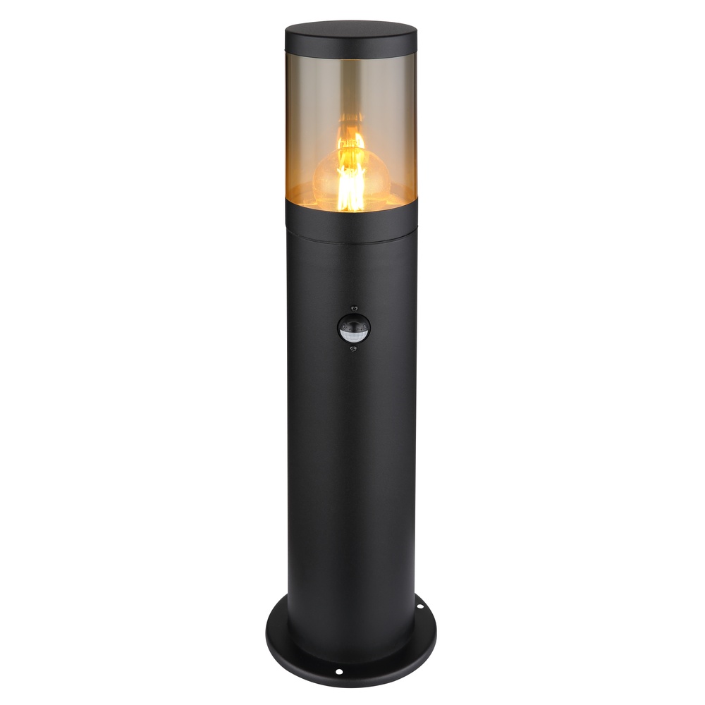 Globo Moderne tuinlampXeloo zwart met sensor - 32015BSS