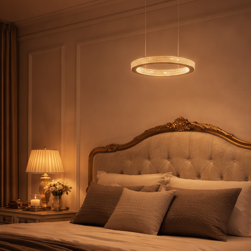 Hanglamp Fiore goud Ø 40cm