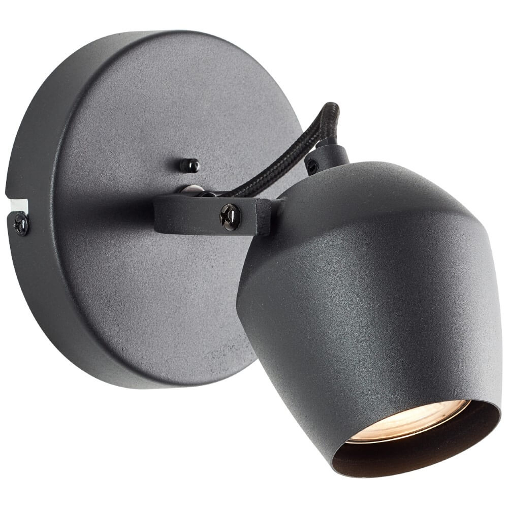 Brilliant OpbouwspotVertino zwart - G06710/86