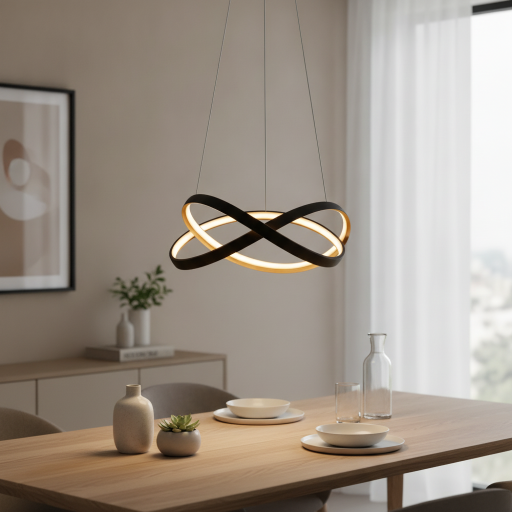 Lyora Design hanglampOdrey zwart met goud - 9756717