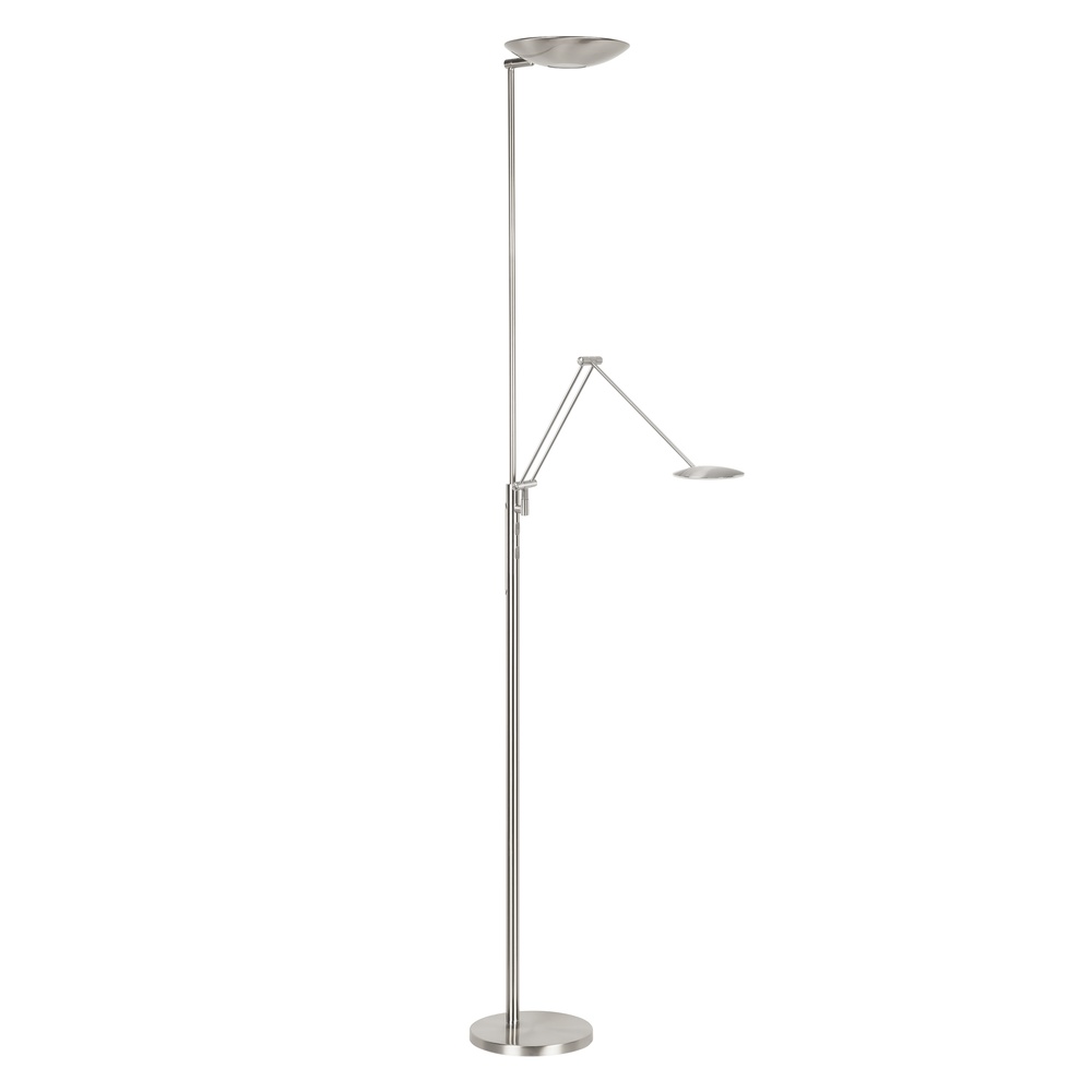 Highlight Klassieke leeslamp Geneva nikkel Ø 23cm - V4400.30