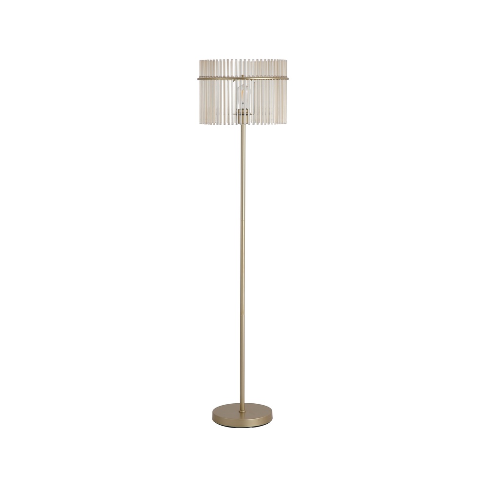 Searchlight VloerlampSwizzle goud - EU55626CP