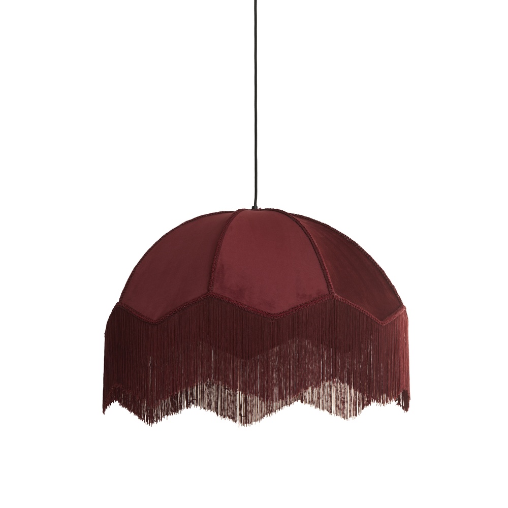 Light & Living Hanglamp Malacia Ø 50cm - velvet bordeaux - 2986317