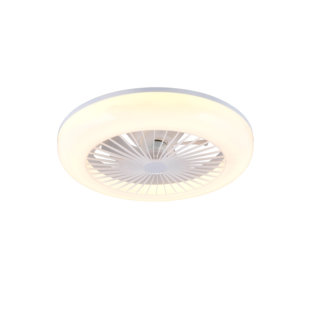 Trio Plafondventilator Mora wit met lamp - R64032101