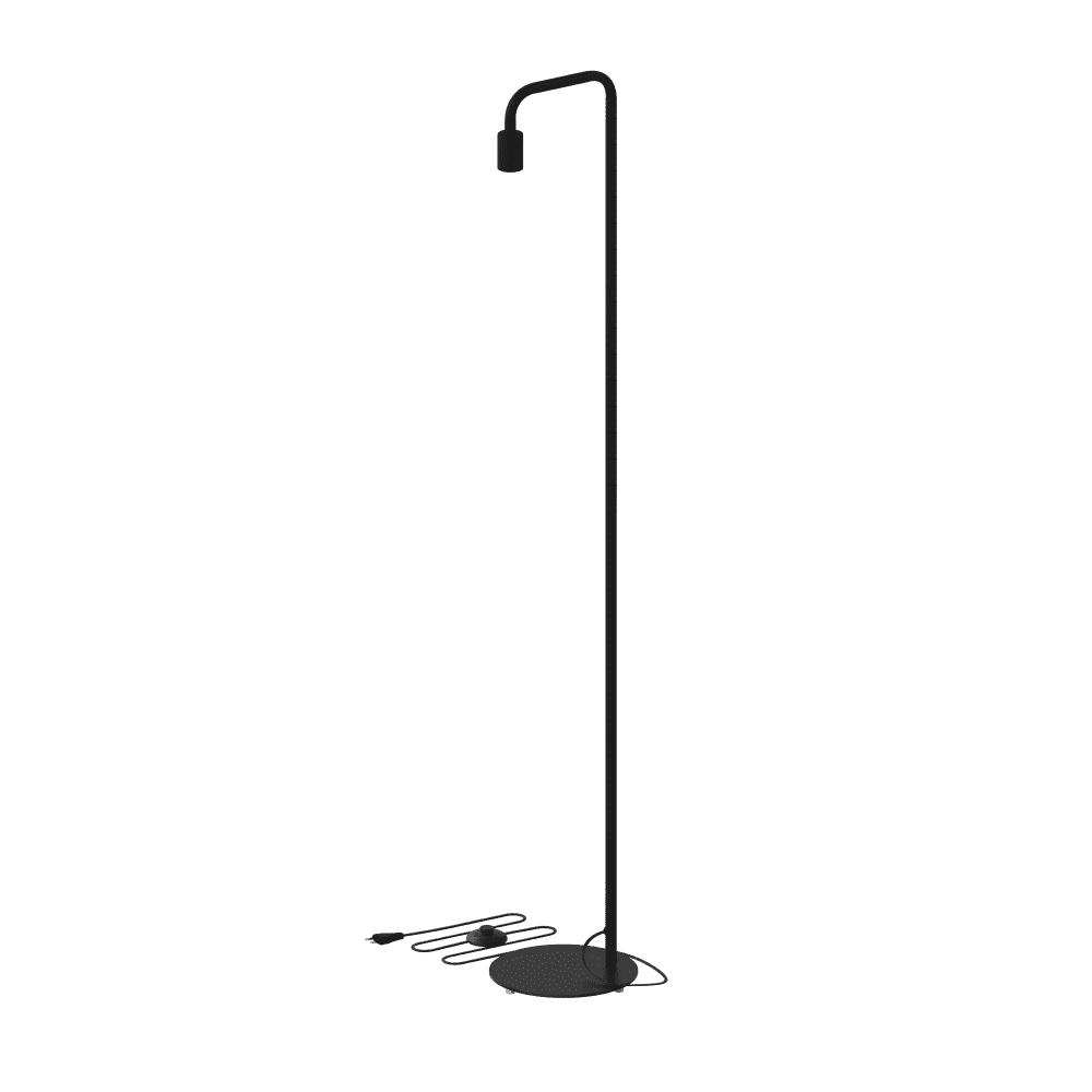 Circle Zwarte vloerlampCalexa - 941400