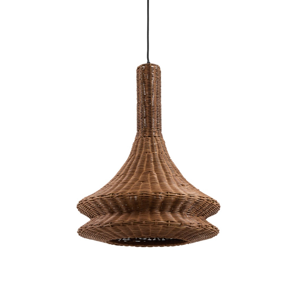 Light & Living Rotan hanglamp Nemzor Ø 42,5cm bruin - 2998364