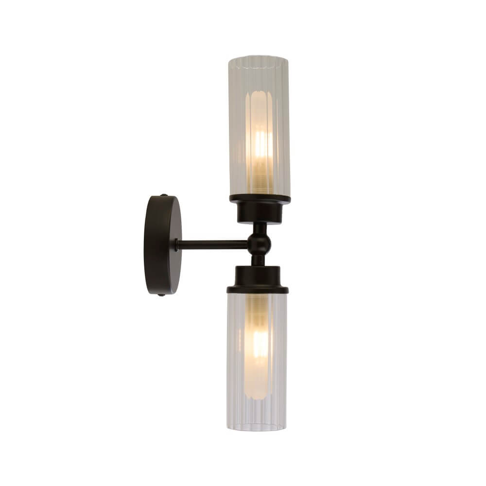 Searchlight 2-lichts wandlampImperial zwart - 29982BK