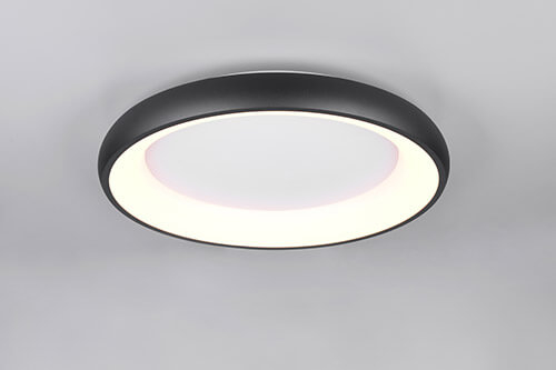 Trio Led plafondlampCardona zwart - Ø 60cm - 649616032