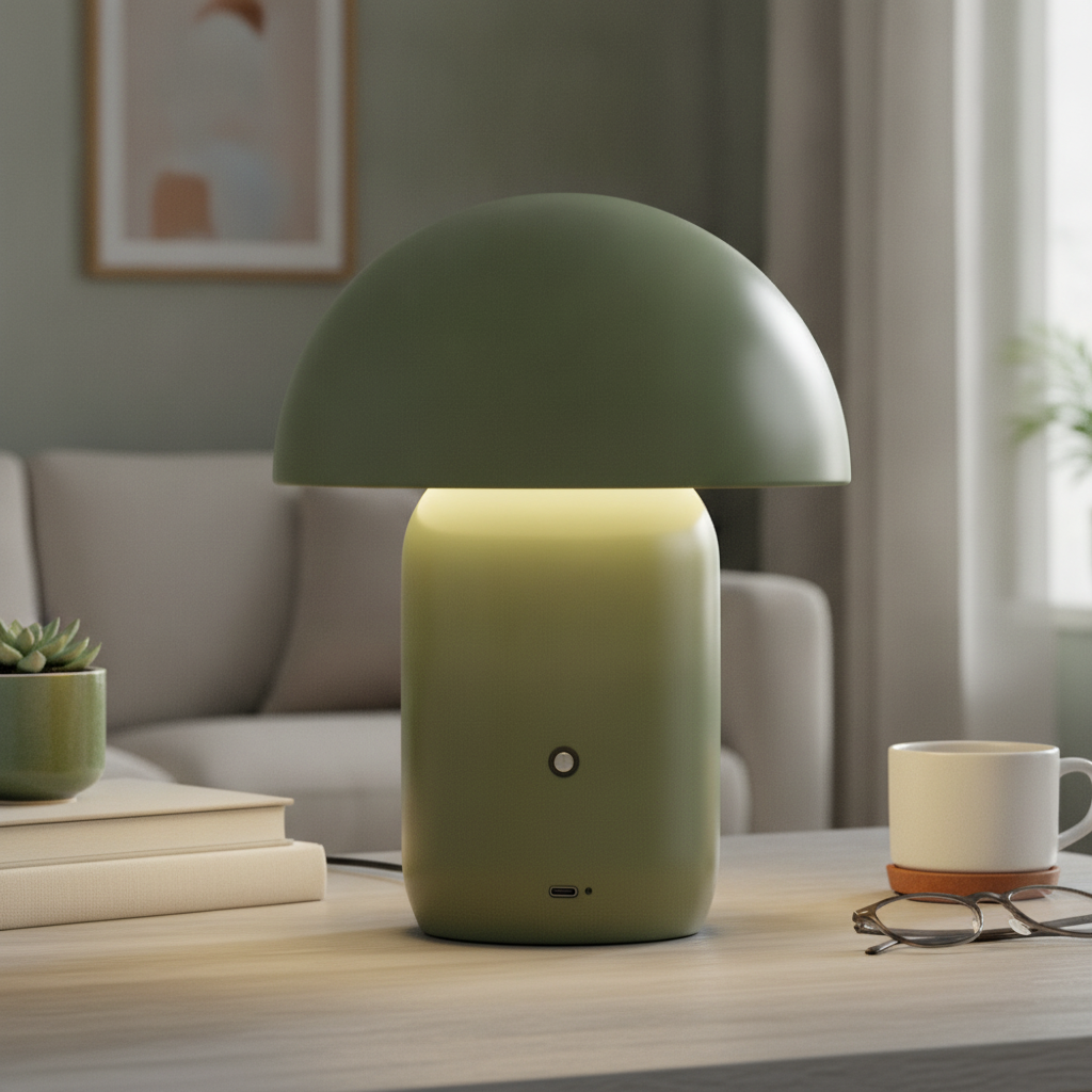 Lyora Design tafellampPois oplaadbaar groen - 9050173