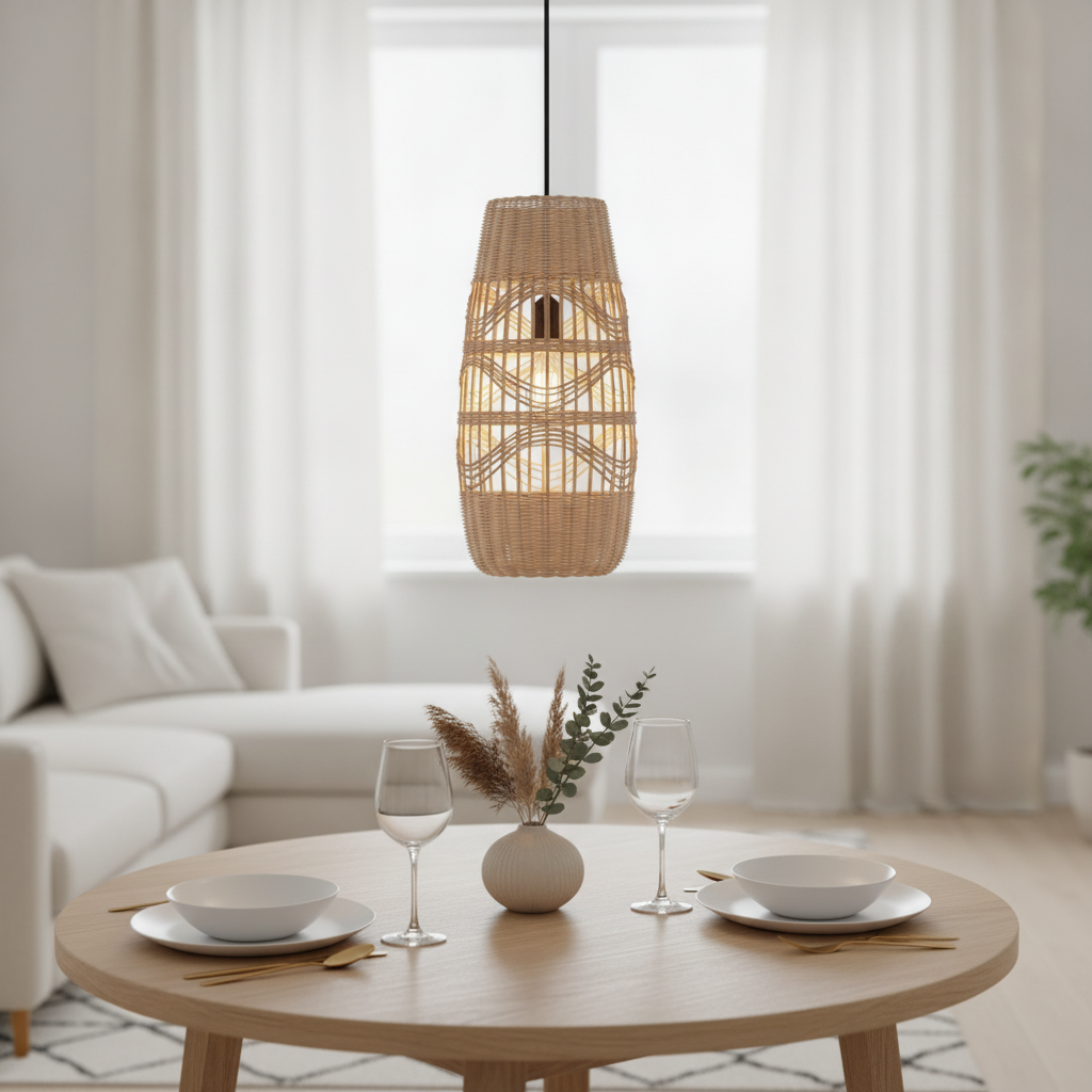 Lyora HanglampRiu Ø 22cm rotan - 9586631