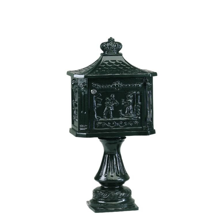 KS Verlichting Nostalgische brievenbusPostbox B2D op poot - groen - 1702