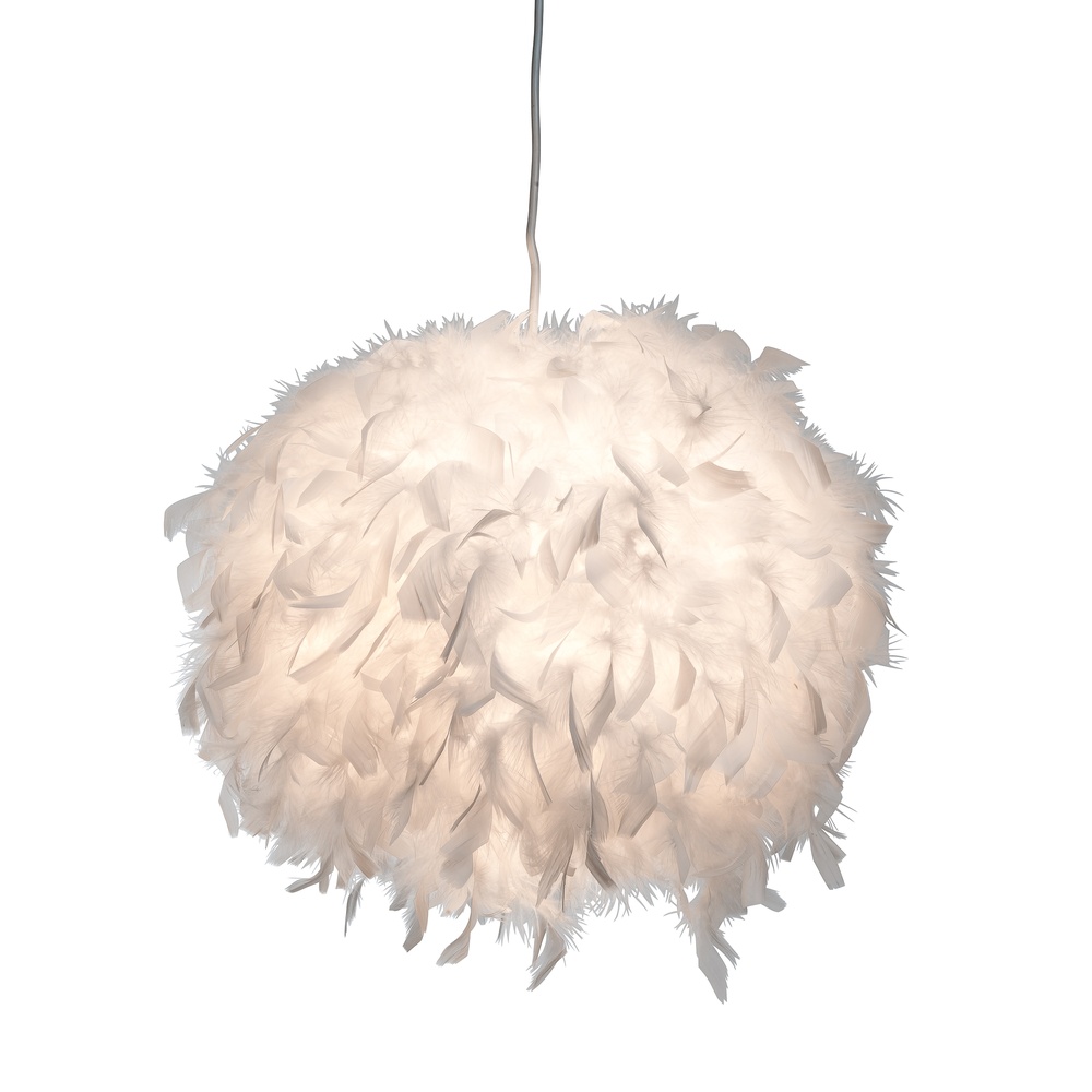 Globo Veren hanglampDucky wit Ø 30cm - 30110107