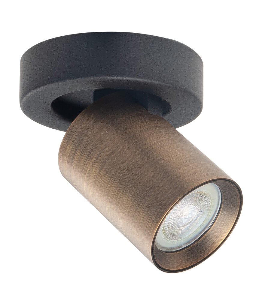Highlight OpbouwspotOliver 1-lichts brons - S7155.32