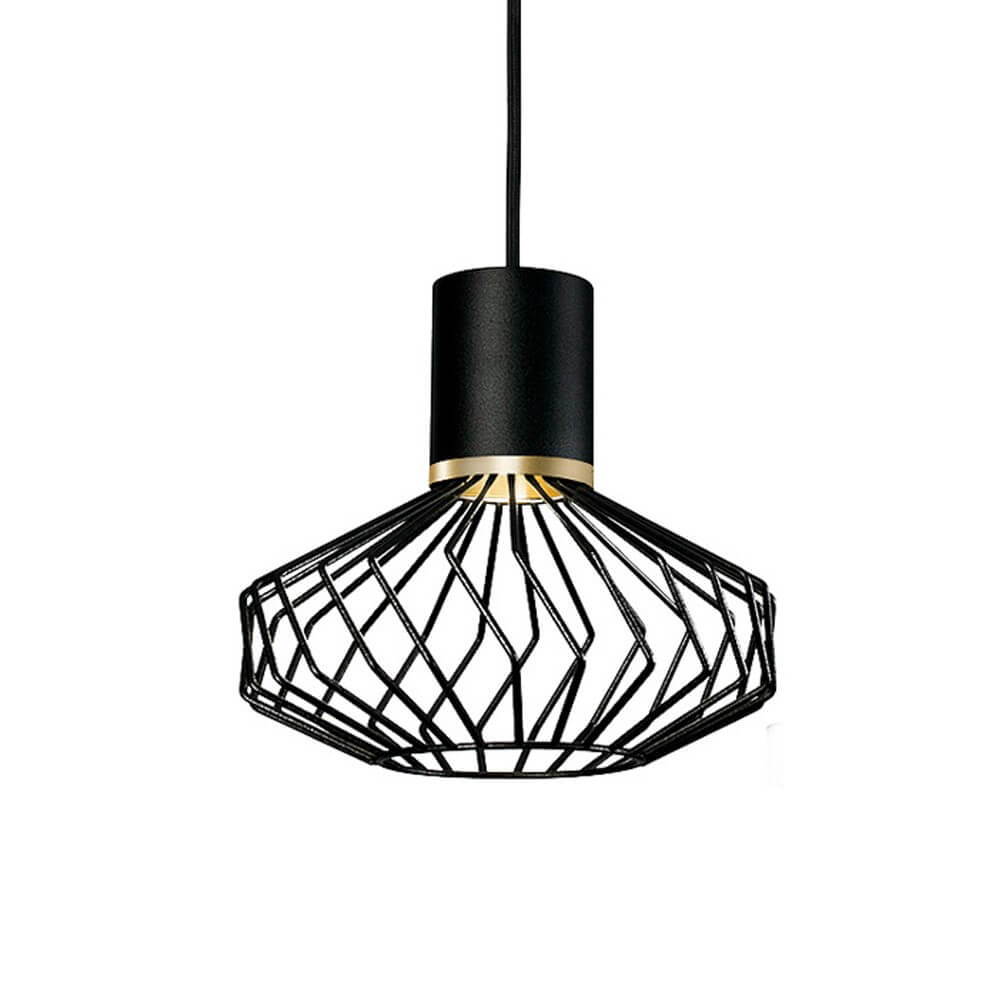 Lyora DraadlampPico zwart met goud - 8862