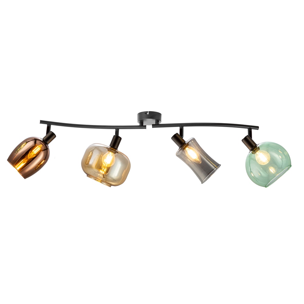Globo PlafondlampTelesto gekleurd glas - 60170408