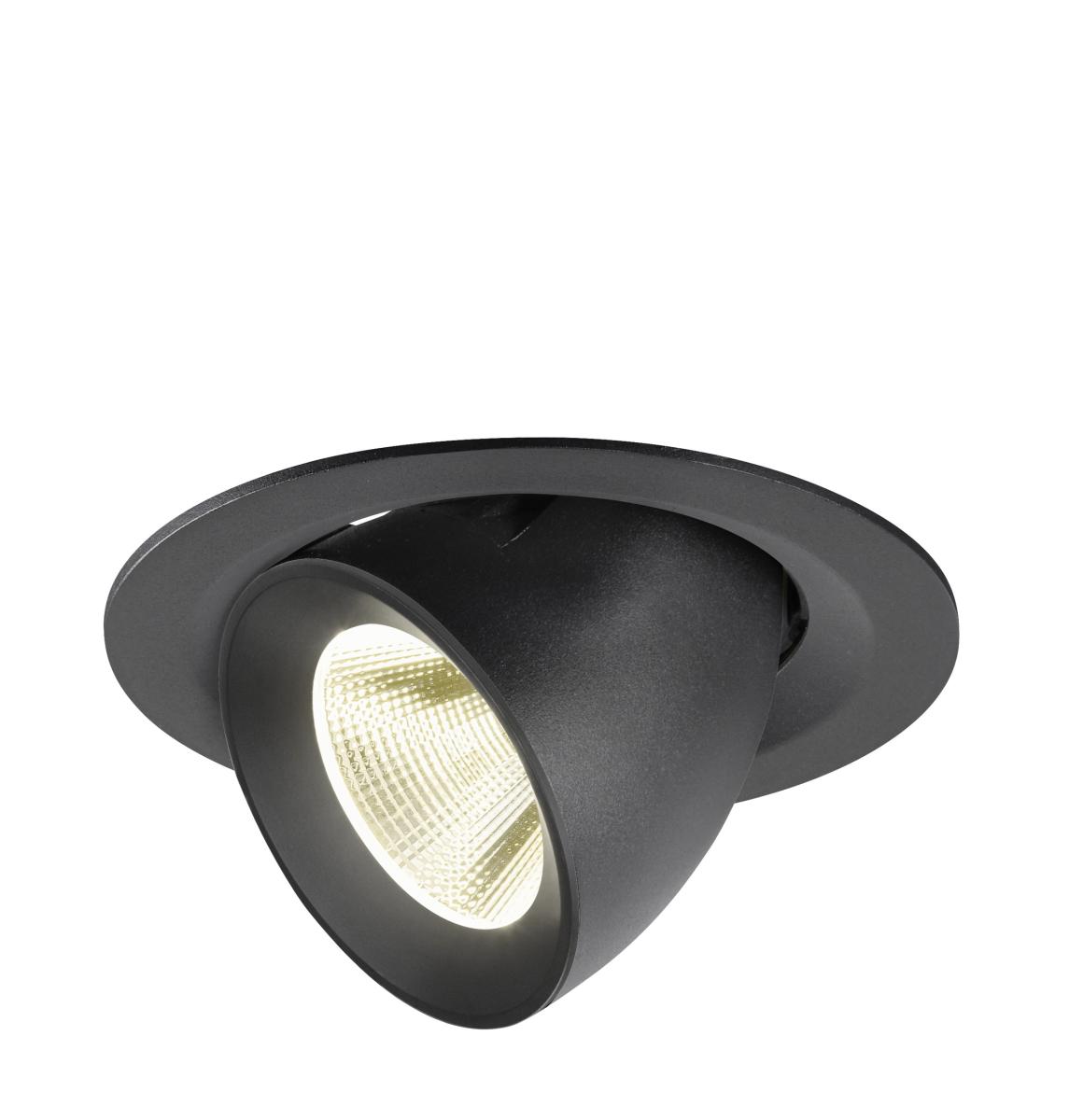 SLV InbouwspotNuminos Gimble M zwart 4000K - 20gr - 1009577