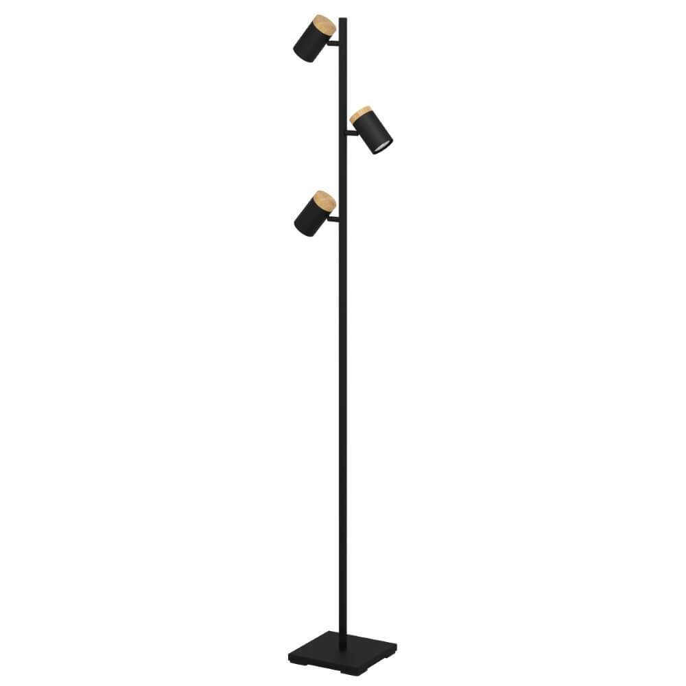 Stars of Light Zwarte leeslampCartagena 3-lichts - 390071