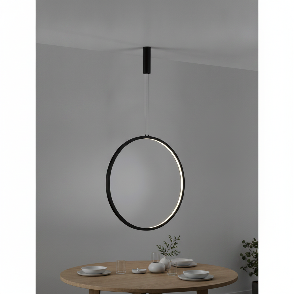 Lyora Ronde hanglampChange Ø 80,7cm zwart - 110259