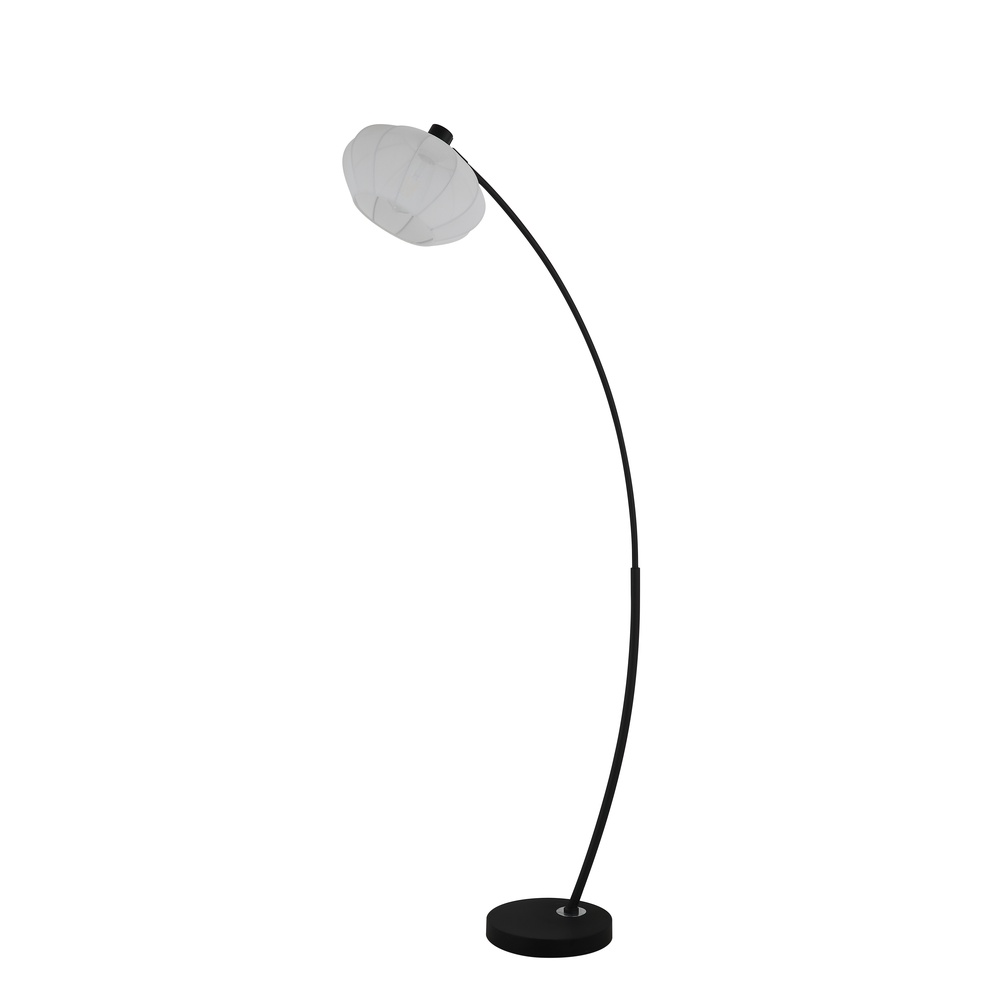 Searchlight VloerlampRadiant zwart met kap - EU52853BK