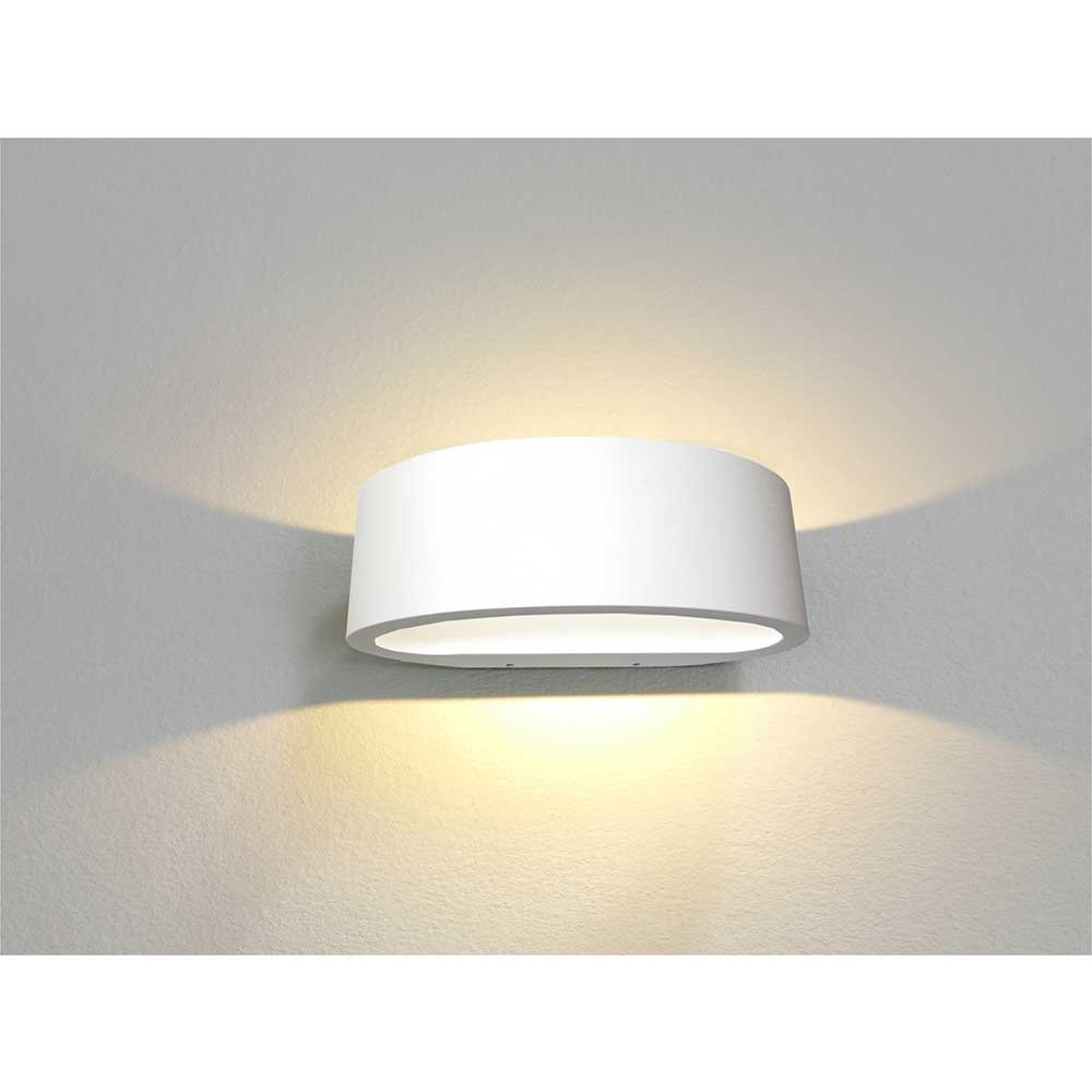 Artdelight Buitenlamp up/downSharp 19cm - wit - WL SHARP WI