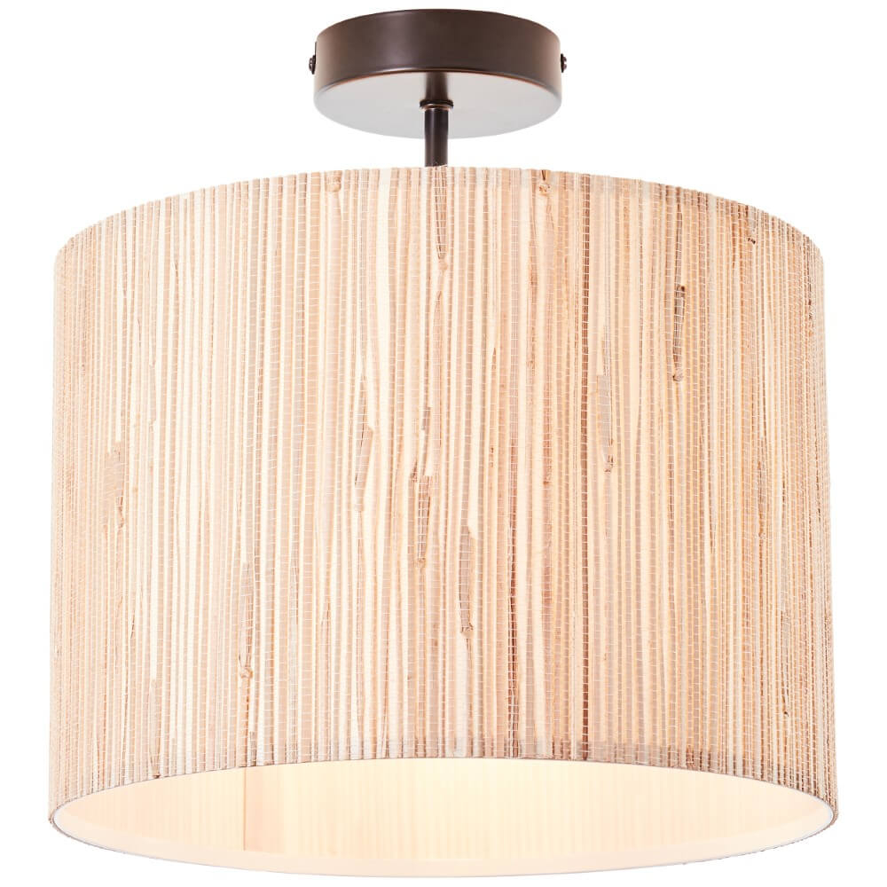 Brilliant PlafondlampWimea zeegras met bronsbruin - 99488/76