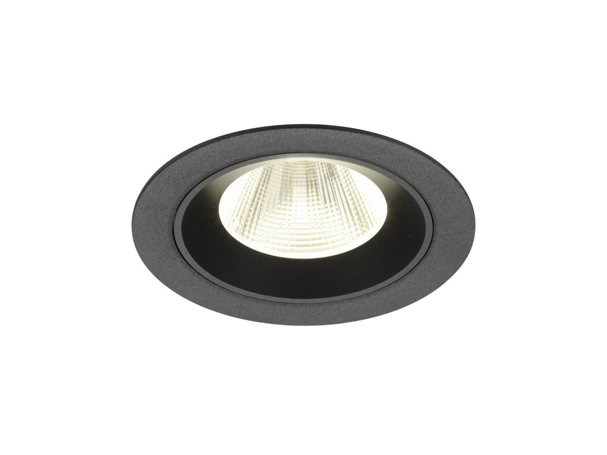 SLV InbouwspotNuminos M zwart 4000K - 20gr - 1009631