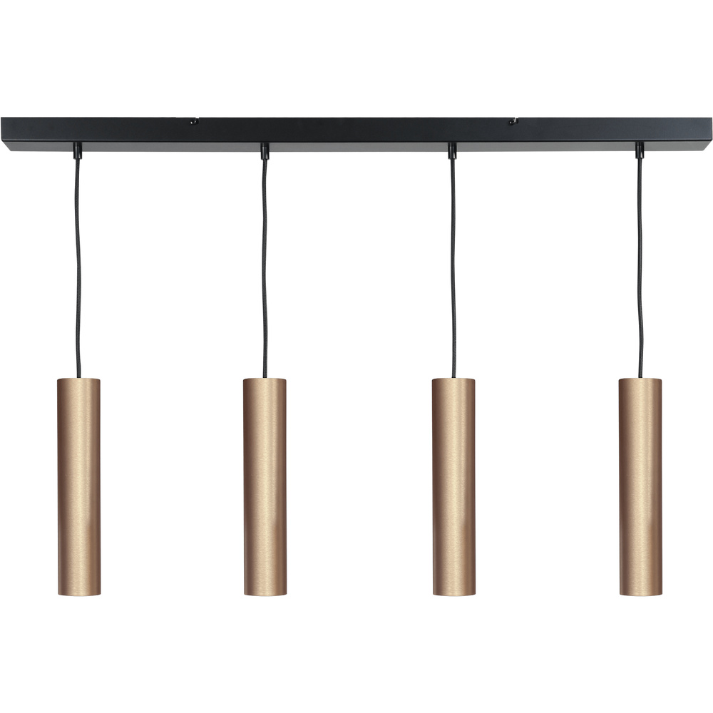 Masterlight Eetkamer hanglampRun 4 gouden pendels - 2381-05-02-100-4