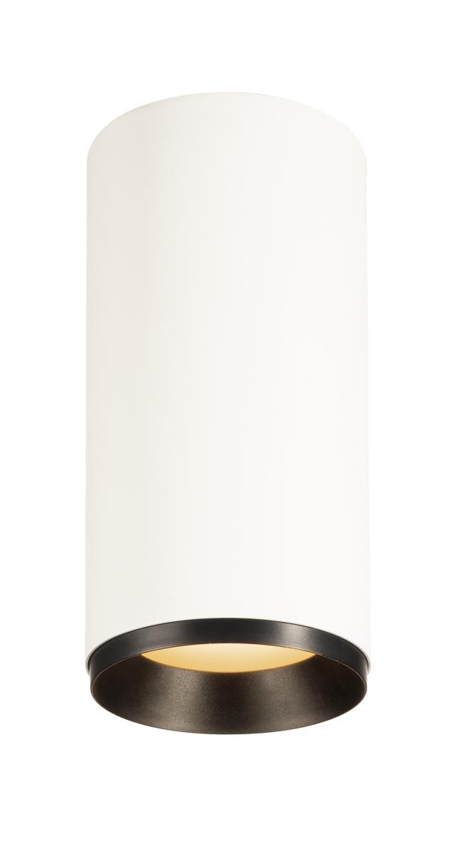 SLV OpbouwspotNuminos L cilinder wit/zwart 2700K - 60gr - 1004320