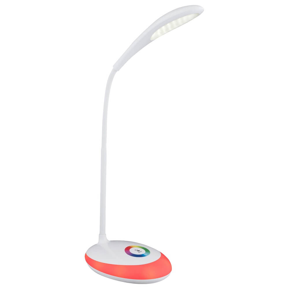Globo Bureaulamp Minea wit - 58264