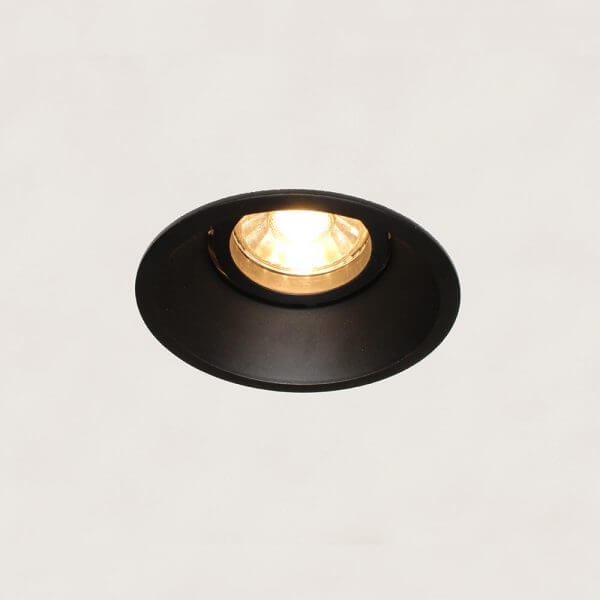 Artdelight Zwarte inbouwspotCandice Ø 8,5cm - IBS MR16DH ZW