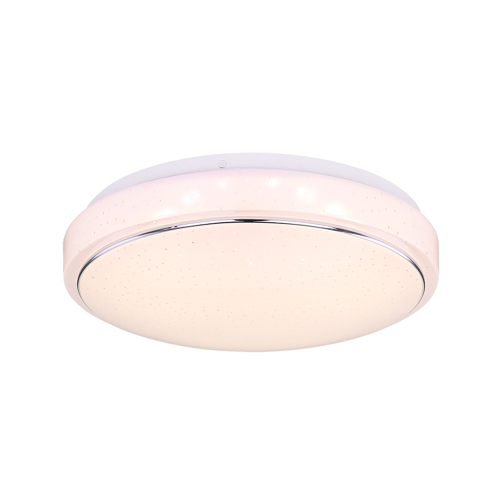 Globo Design plafonniere Kalle Ø 28,5cm wit - 48408-18